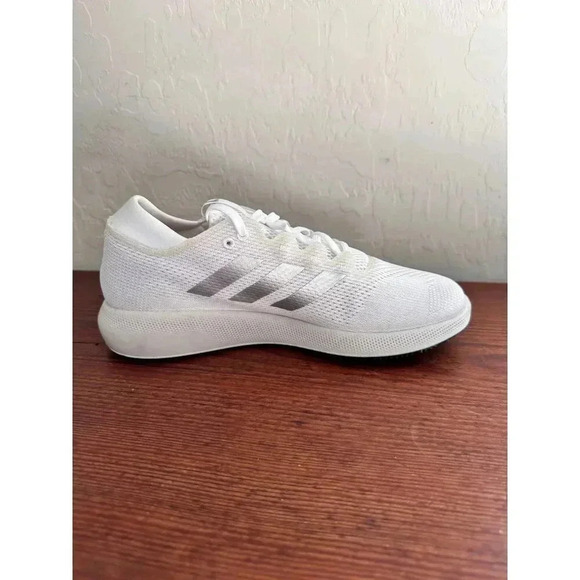 Adidas White Mesh Bounce Running Shoes Women’s 9 Lightweight Athletic DSV 20M002 - Picture 5 of 13